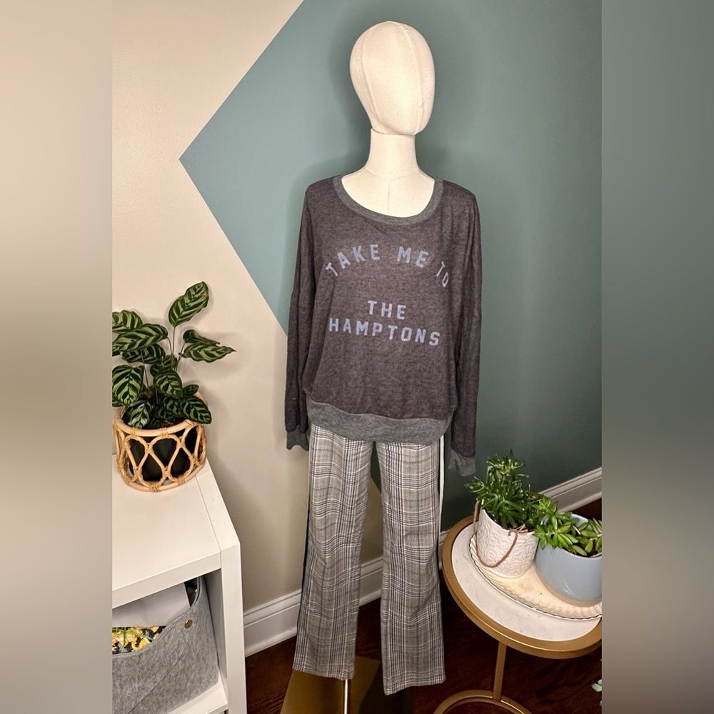 Project Social T “Take Me to the Hamptons” Graphic Sweatshirt Pullover NWT Small - Picture 10 of 10